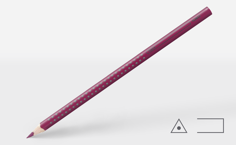 Faber-Castell Colour Grip Buntstift purpurrosa 2425