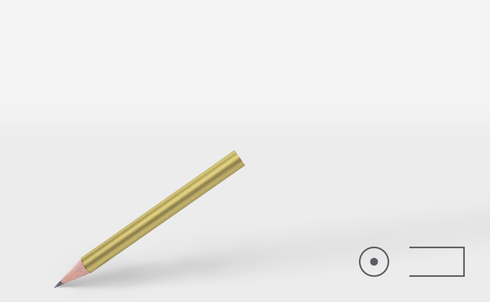 0239-K-Listenansicht-mit-Iconset-486x300px-1-0 Short pencil 0239-k, gold glossy, round