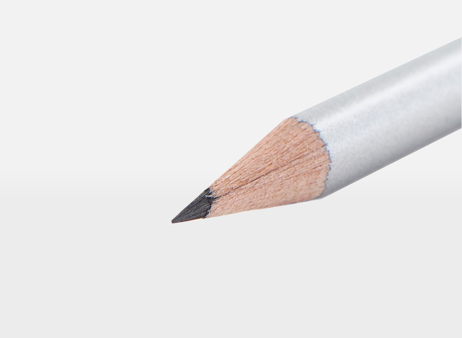 Bleistift 0211, silber, rund, Tauchkappe