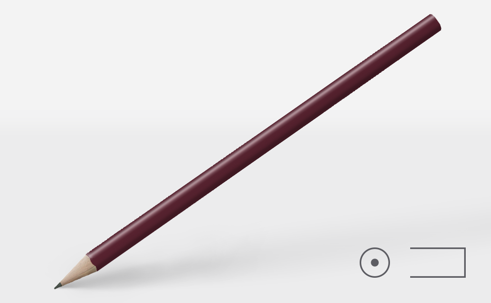 0243-Listenansicht-mit-Iconset-486x300px-1-0 Bleistift 0243, bordeaux rot (ähnlich Pantone 505 ), rund