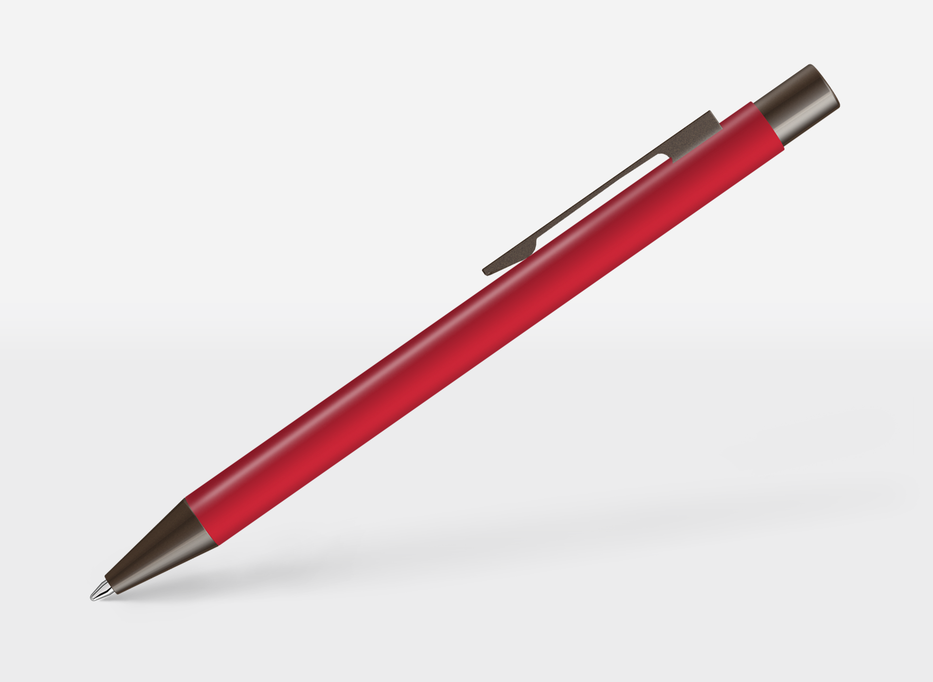 ballpoint Pen Straight Gum red