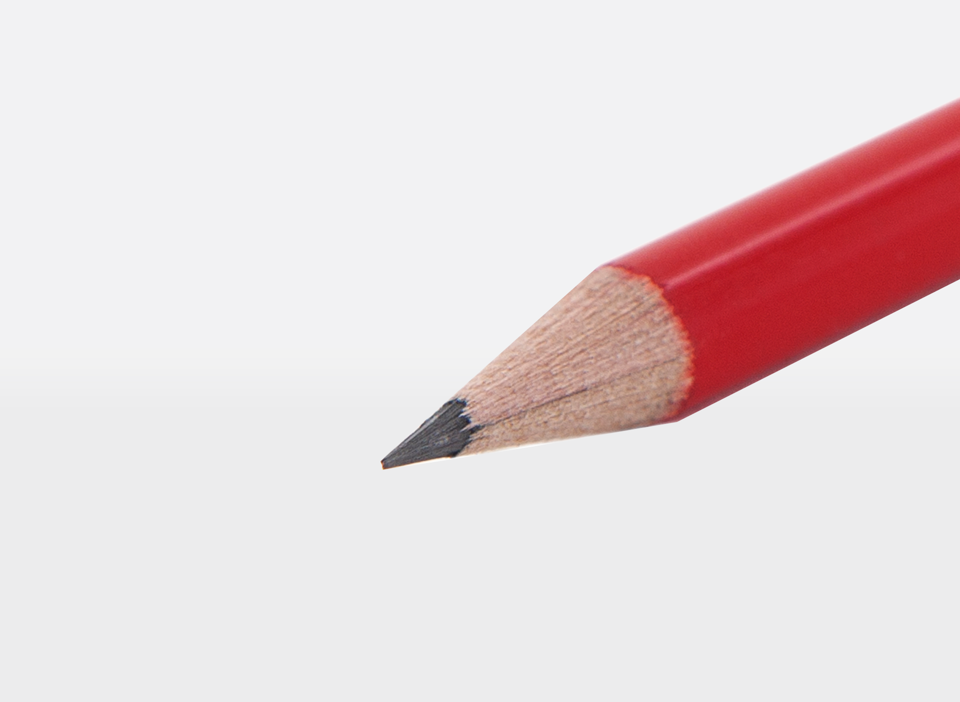 Bleistift 0203, rot, rund, Tauchkappe