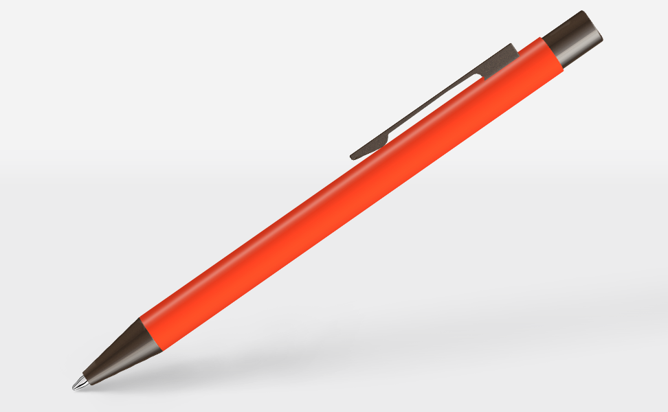 Kugelschreiber Straight Gum orange
