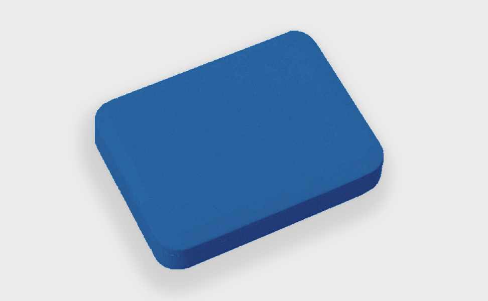 Radiergummi 40 x 30 mm blau