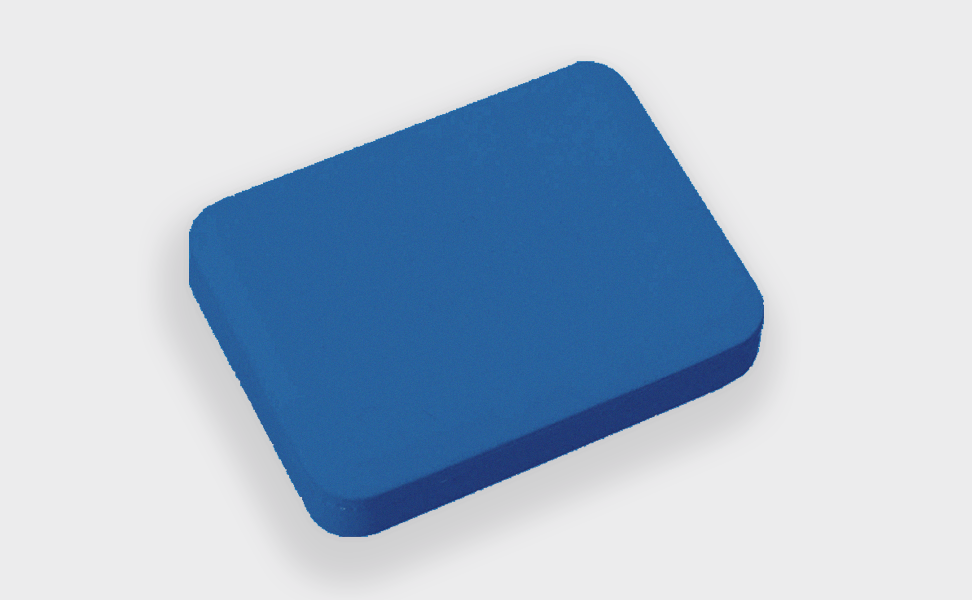 Radiergummi 40 x 30 mm blau Radiergummi 40 x 30 mm blau