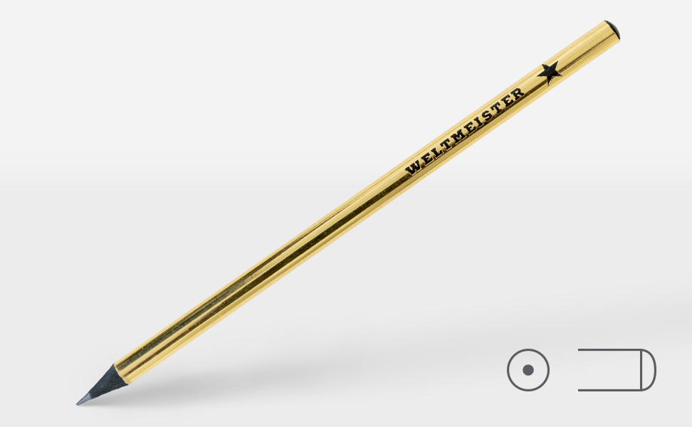 Bleistift Weltmeister Gold