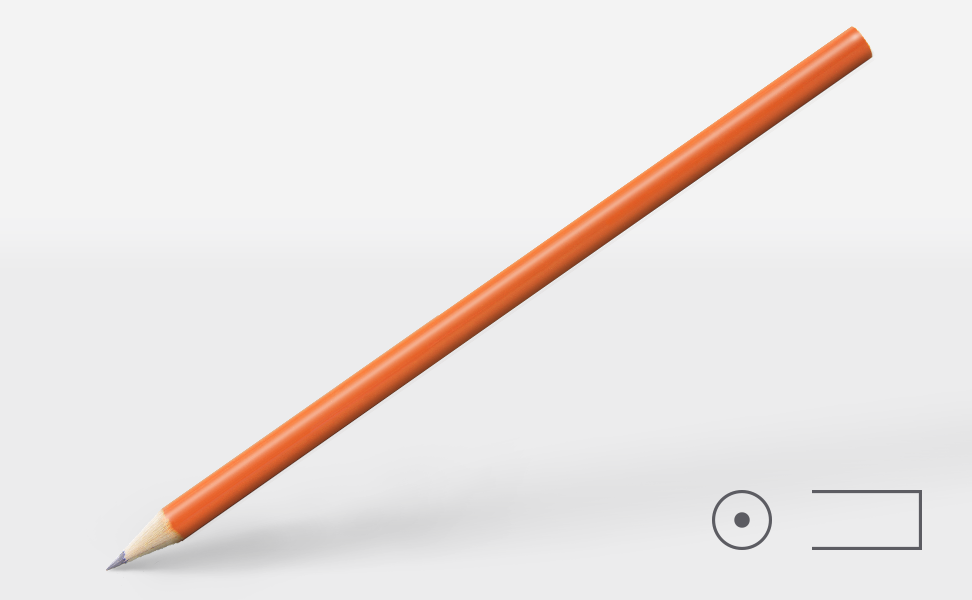 0216-Listenansicht-mit-Iconset-486x300px-1-0 Bleistift 0216, orange, rund
