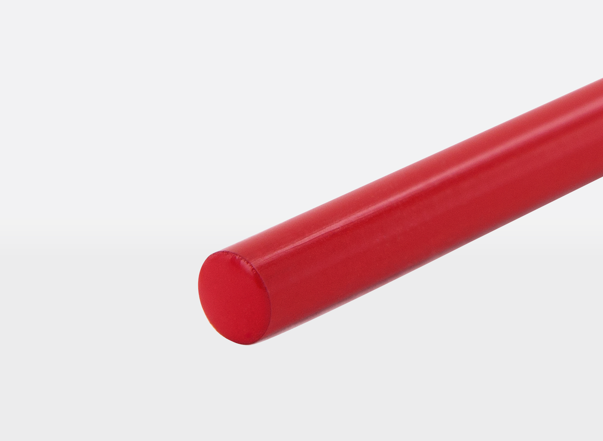 Bleistift 0203, rot, rund, Tauchkappe