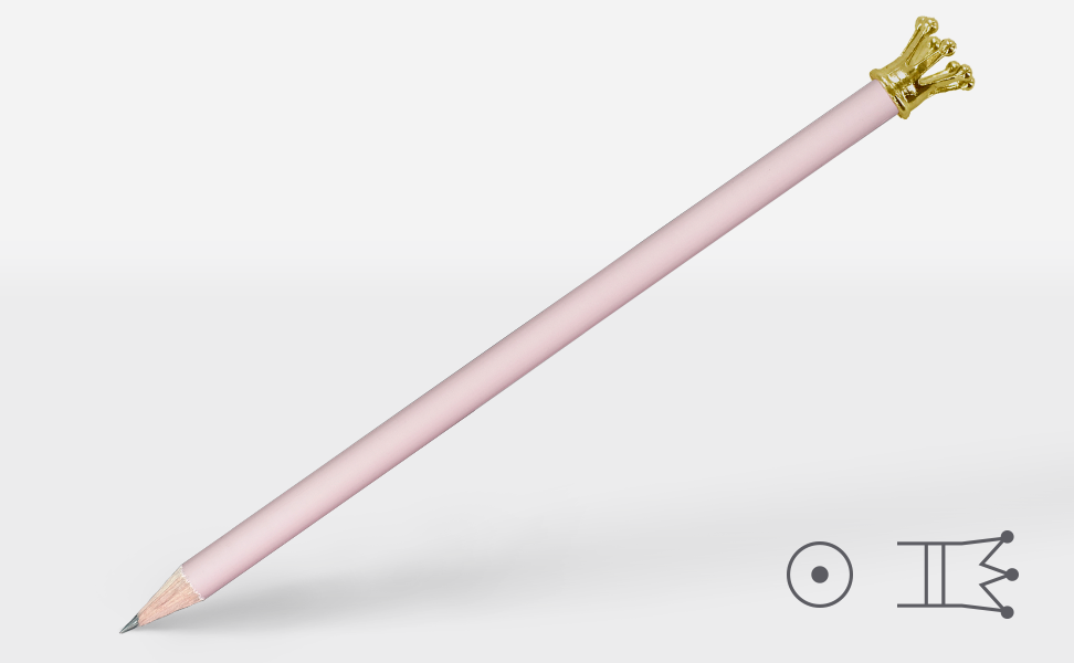 stift, pink, holz, blei, krone-anker