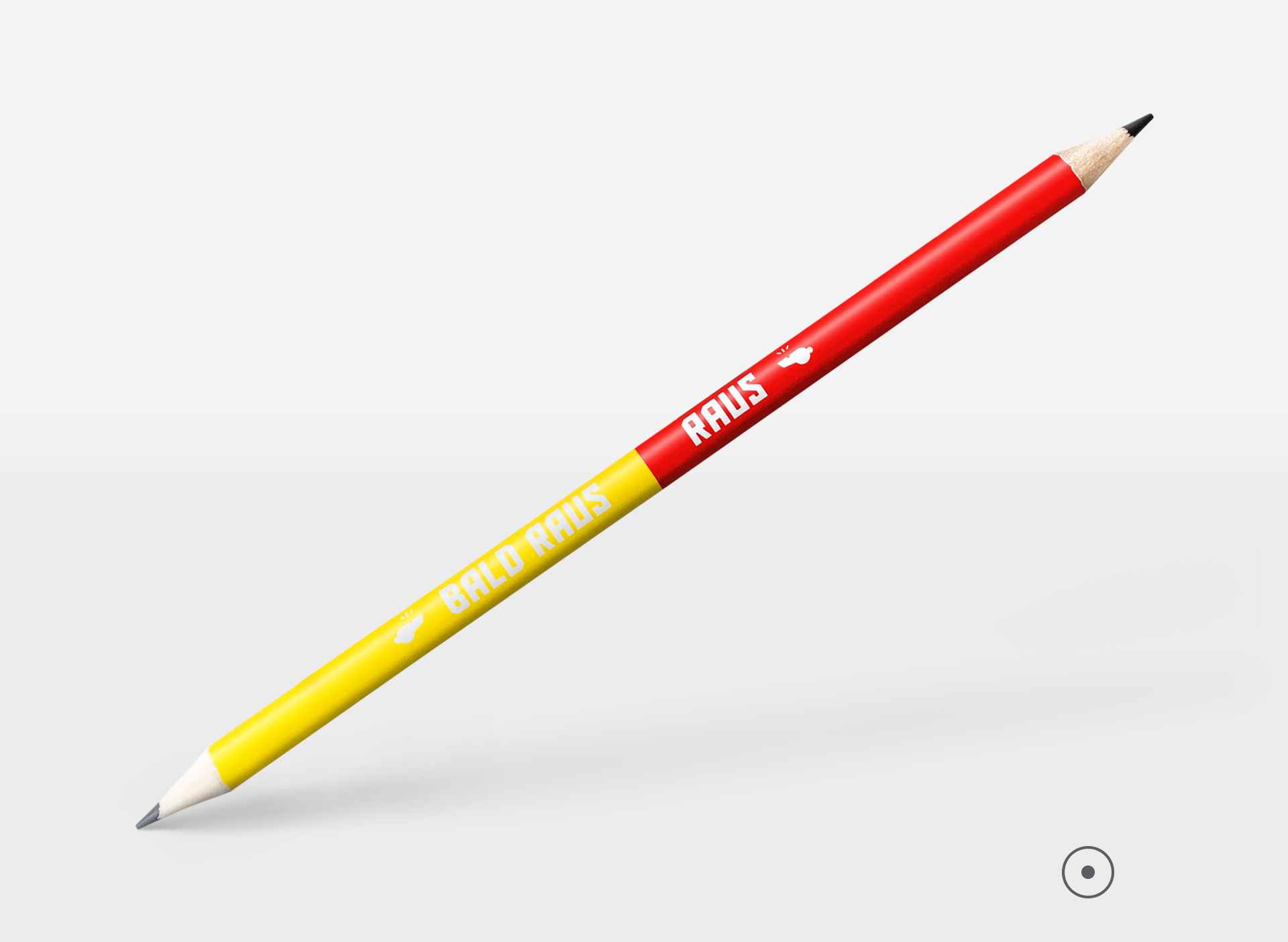 Bleistift Fußball - Schiri